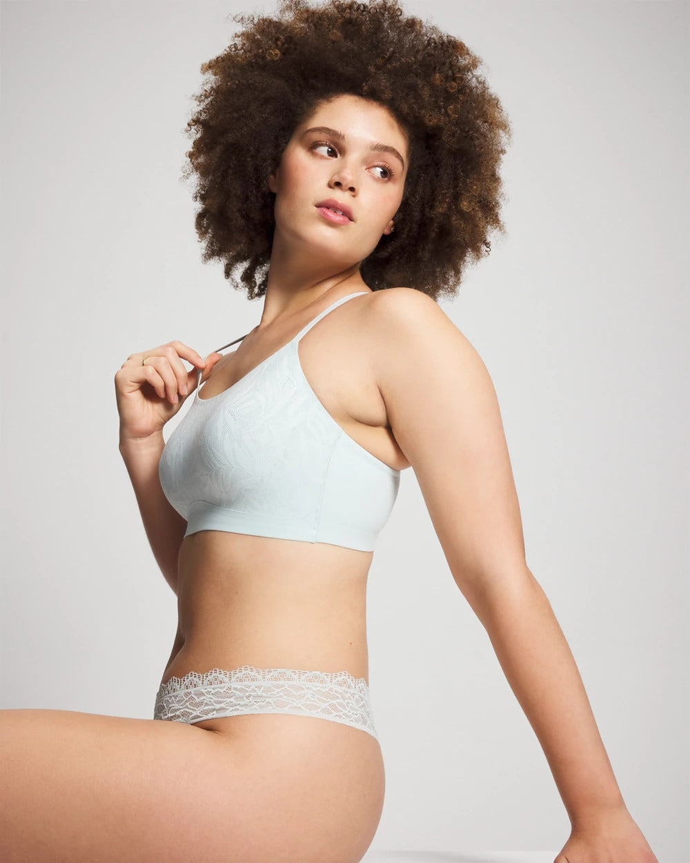 Soma / Lace Adjustable Bralette TRANQUILITY