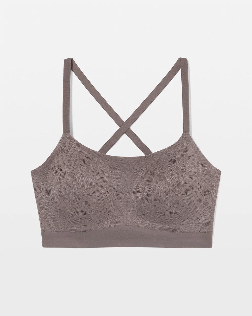 Soma / Lace Adjustable Bralette GRAY ABYSS