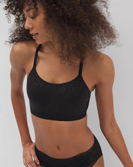 Soma / Lace Adjustable Bralette BLACK
