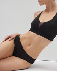 Soma / Mesh Back Bikini Panty BLACK