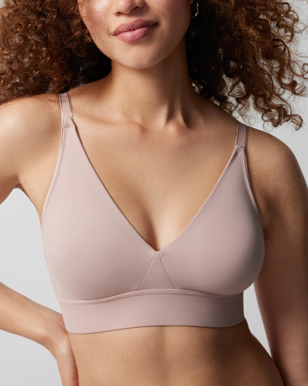 Soma / Wireless Unlined Bra ADOBE ROSE