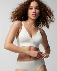 Soma / Wireless Unlined Bra IVORY