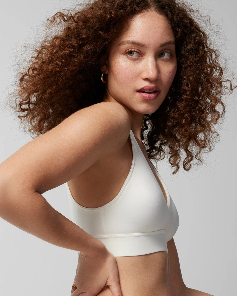 Soma / Wireless Unlined Bra IVORY