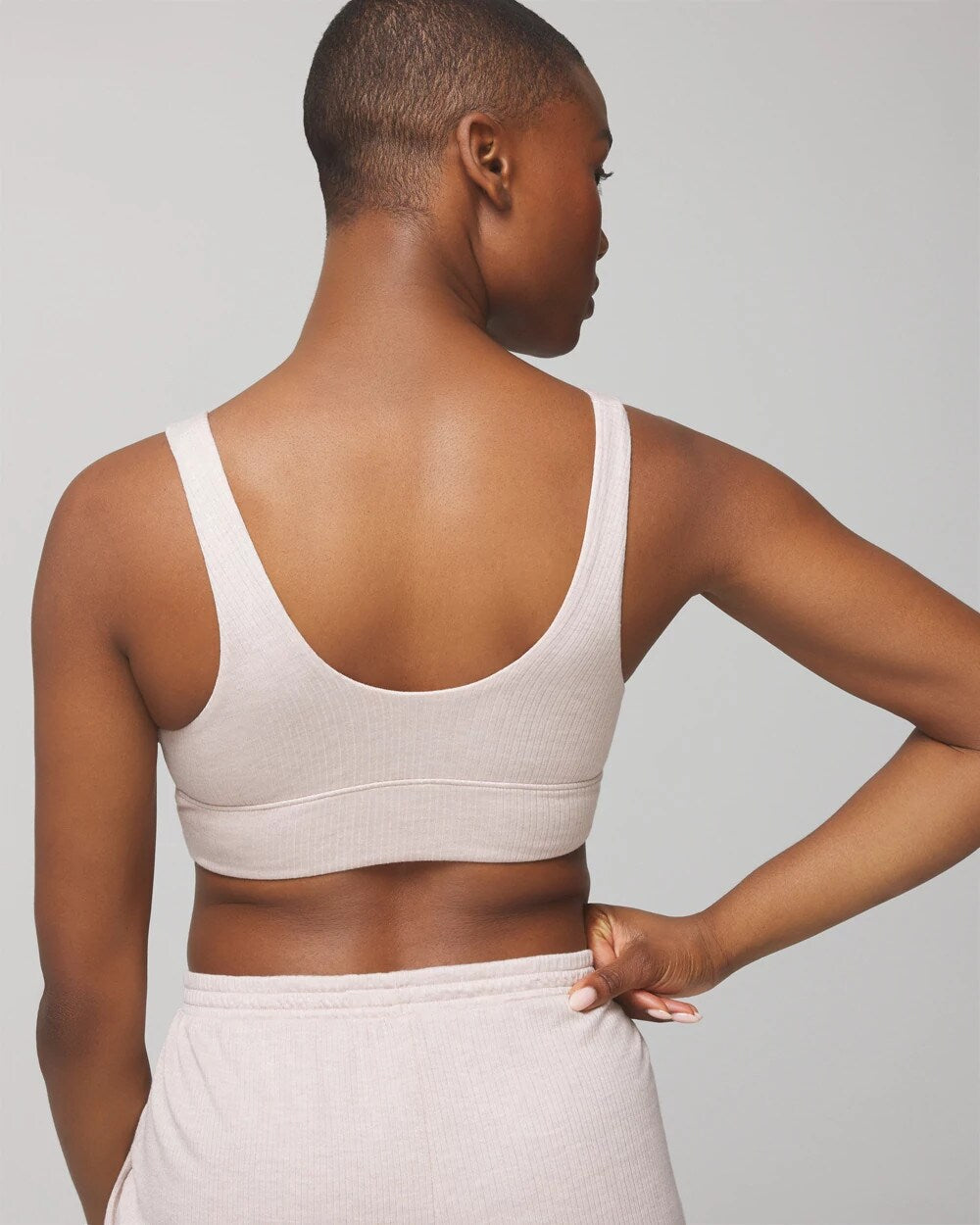 Soma / Sleep Bralette HEATHER BARELY THERE