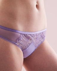 Soma / Embroidered Bikini Panty JACARANDA