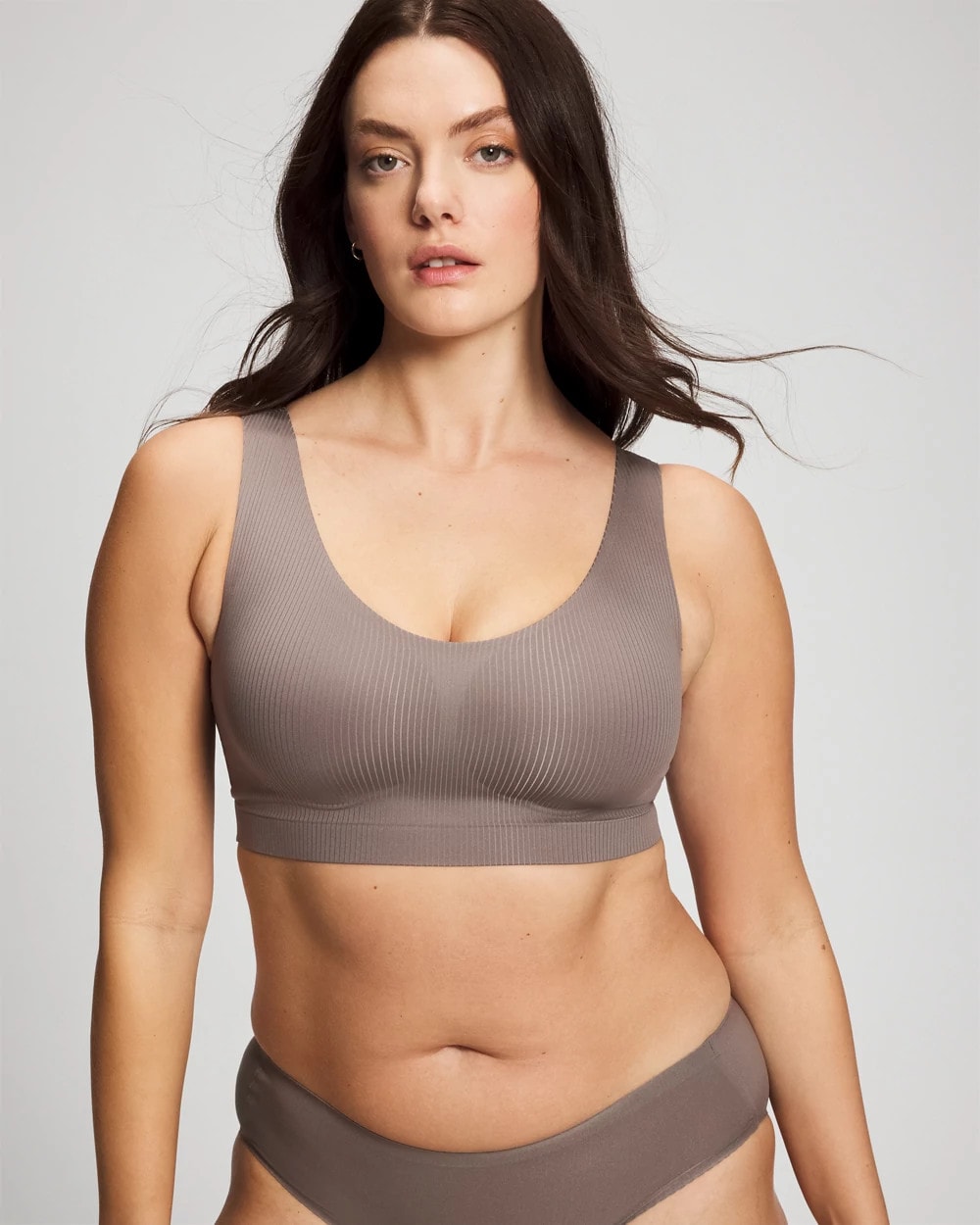Soma / Rib Bralette DARK TAUPE