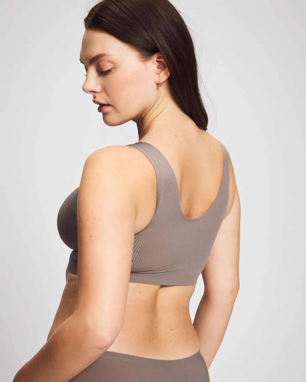 Soma / Rib Bralette DARK TAUPE
