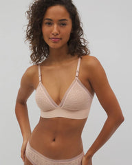 Soma / Triangle Bralette with Lace HUSH