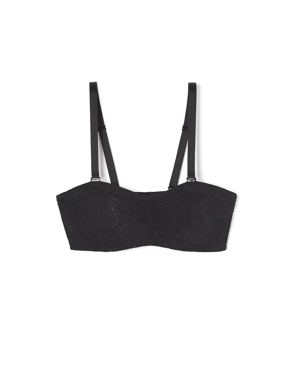 Soma / Halo Lace Strapless Bra BLACK