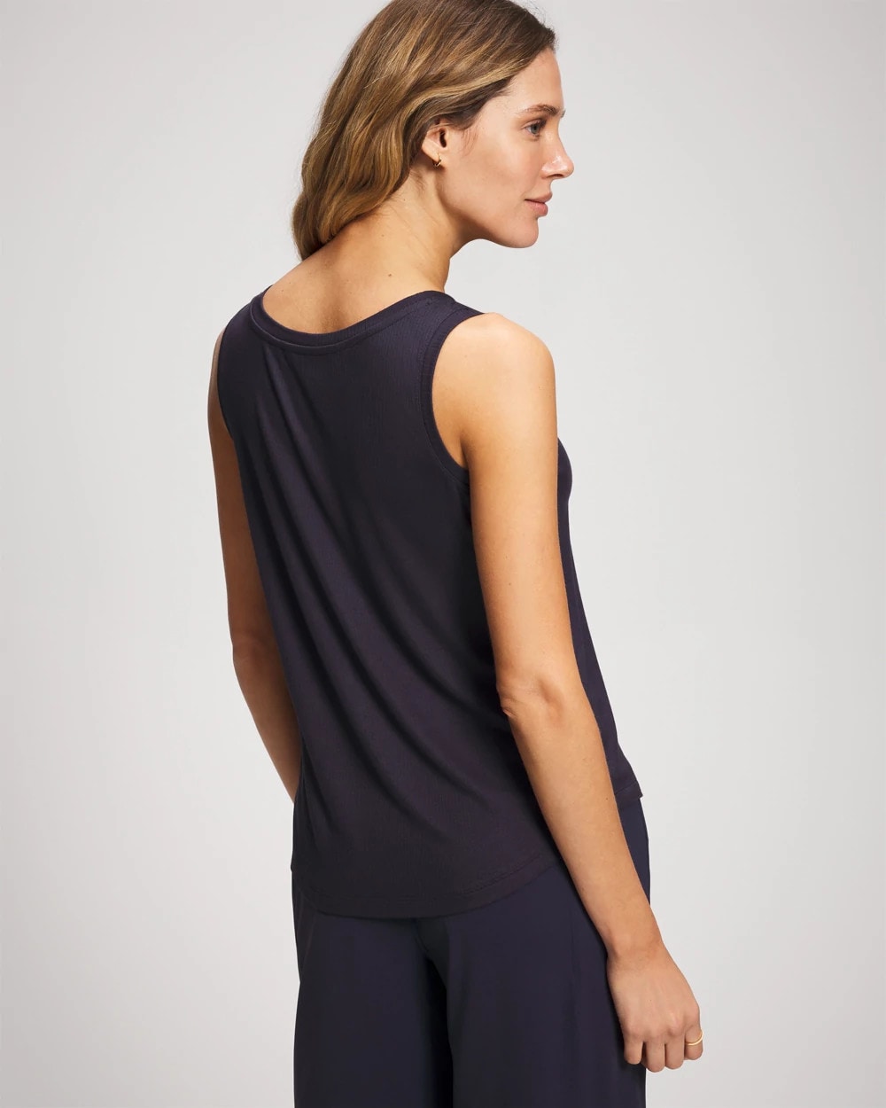 Soma / Rib Knit Tank DEEP INDIGO