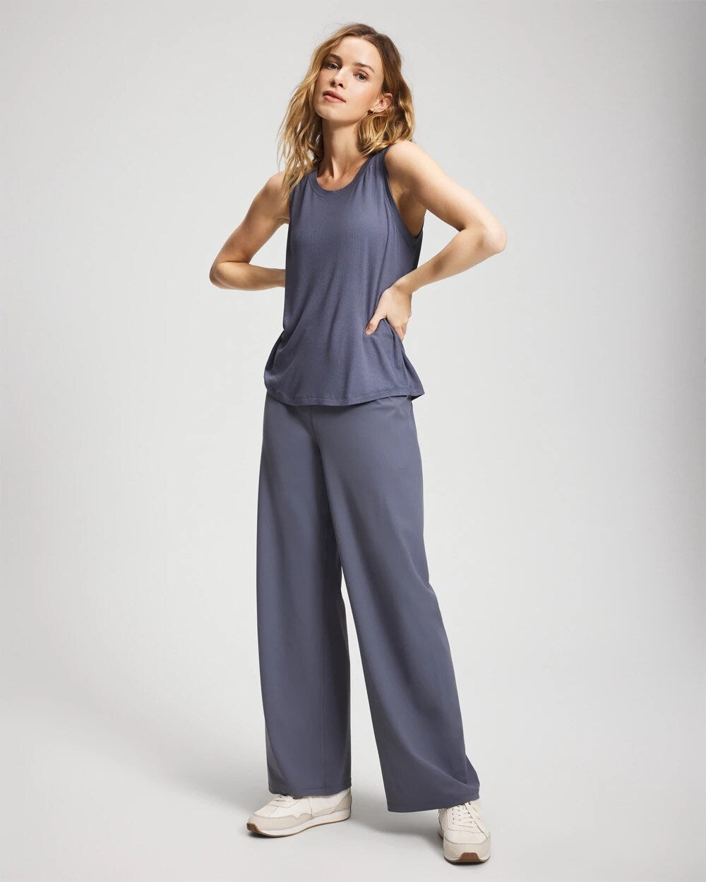 Soma / Rib Knit Tank EARL GRAY