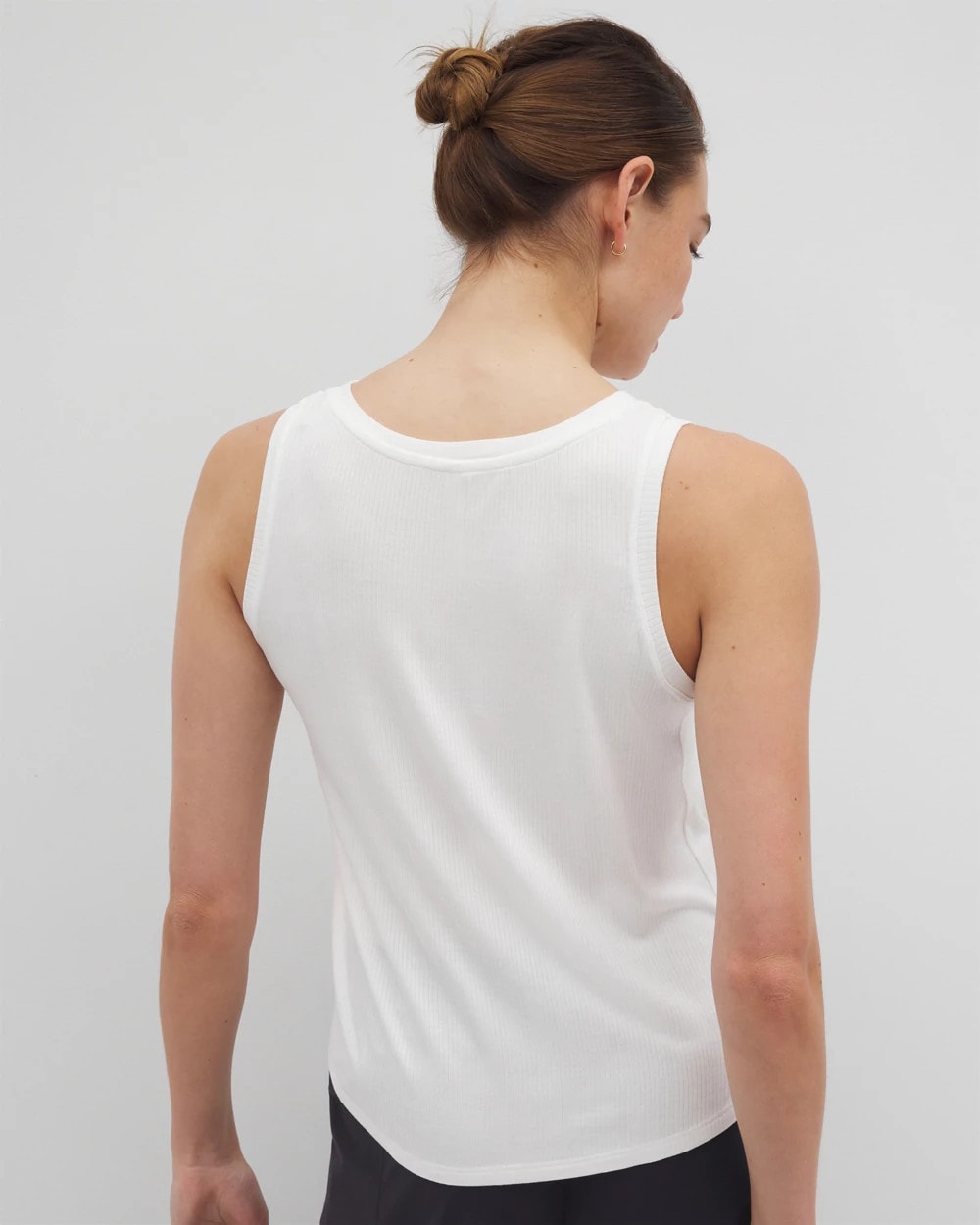 Soma / Rib Knit Tank OPTIC WHITE