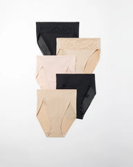 Soma / High-Leg Panty Lace 5 Pack BASIC MULTI PACK
