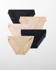 Soma / Bikini Panty with Lace 5 Pack BASIC MULTI PACK
