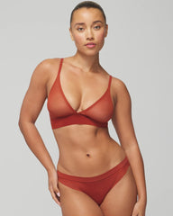 Soma / Triangle Mesh Bralette SIERRA REDWOOD