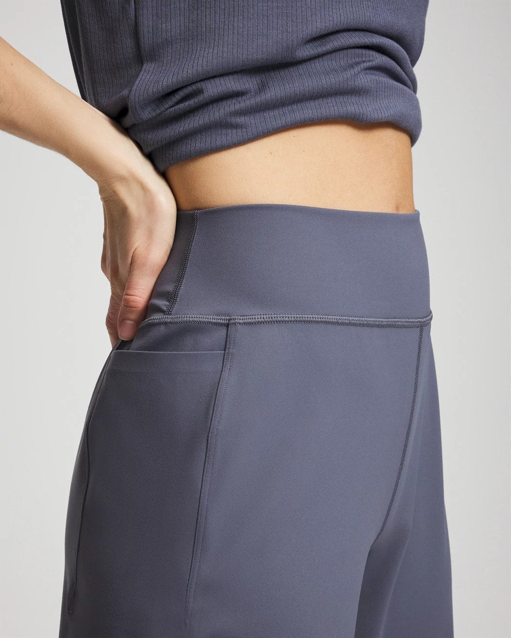 Soma / High-Waist Wide-Leg Pants EARL GRAY