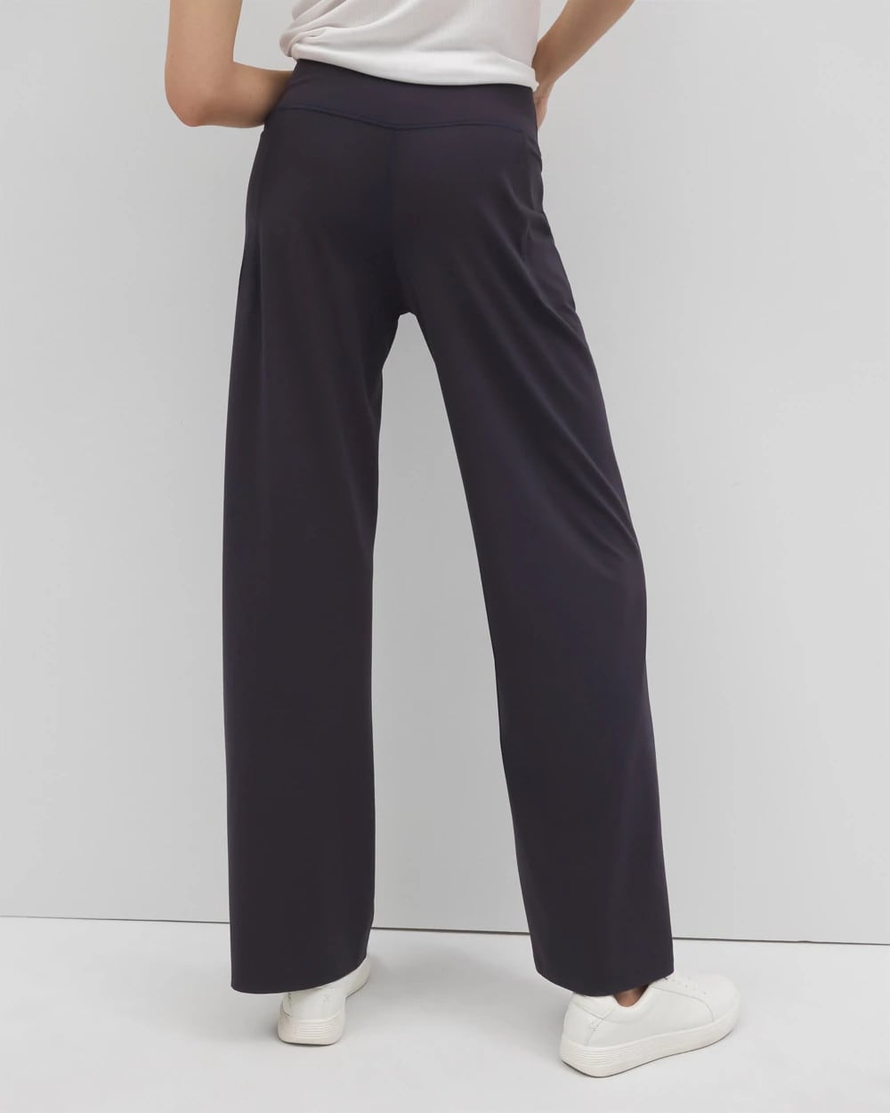Soma / High-Waist Wide-Leg Pants POLAR NIGHT