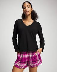 Soma / Pajama Set FASHIONABLY PLAID MAGENTA