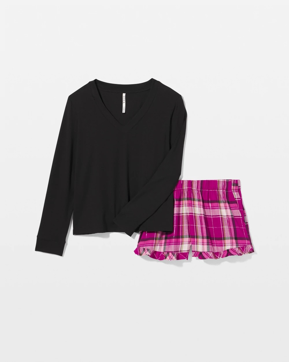 Soma / Pajama Set FASHIONABLY PLAID MAGENTA
