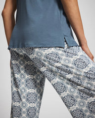 Soma / Tank + Crop Pants Pajama Set HAVEN TILE MINI GREEN