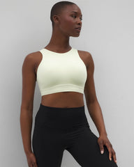 Soma / High-Neck Yoga Bra ALOE WASH