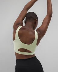 Soma / High-Neck Yoga Bra ALOE WASH
