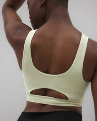 Soma / High-Neck Yoga Bra ALOE WASH