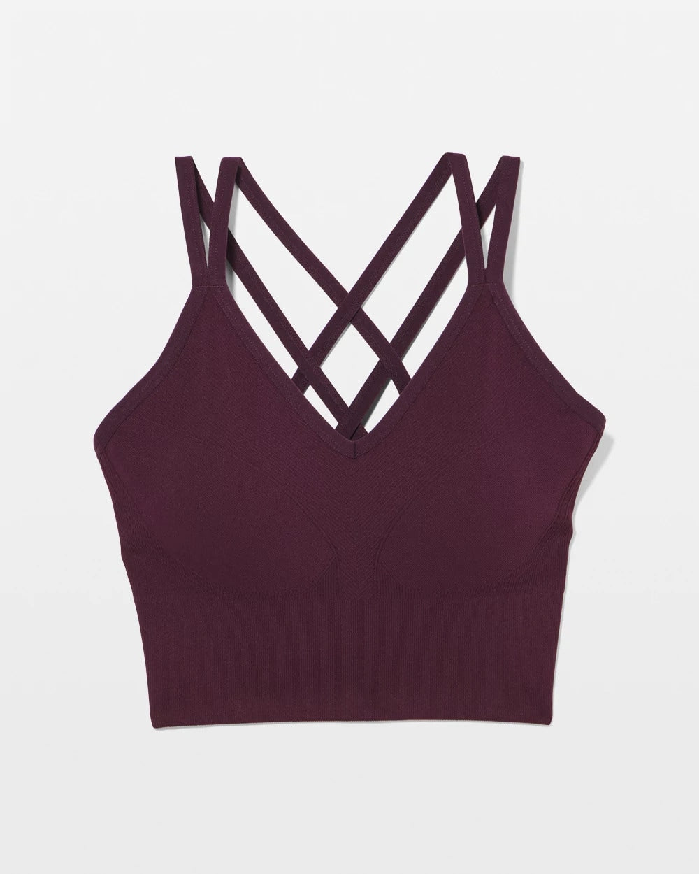 Soma / Longline Bra with Strappy Back PLUM PERFECT