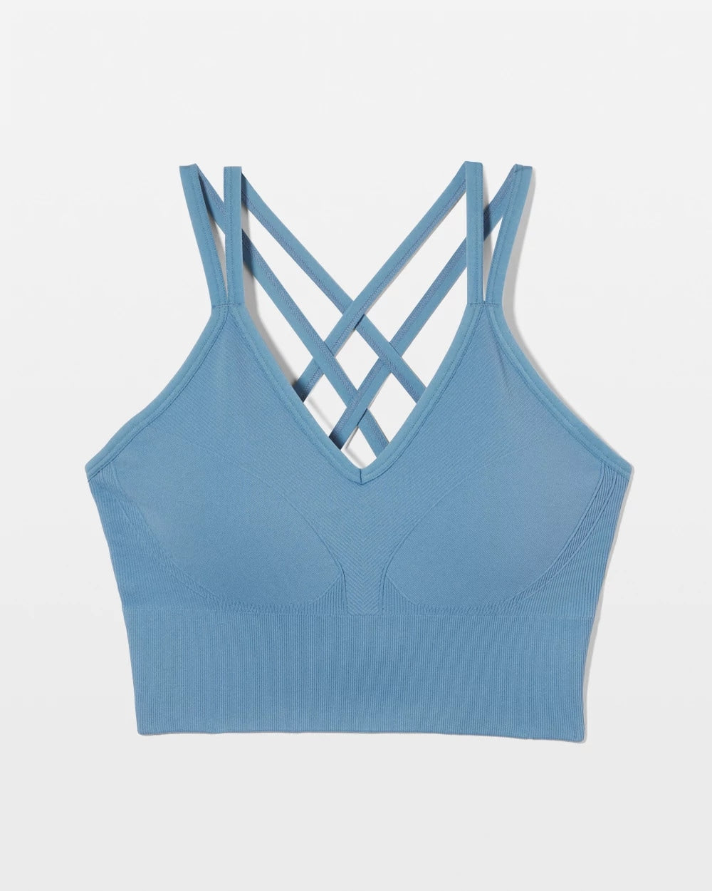 Soma / Longline Bra with Strappy Back BLUE HEAVEN