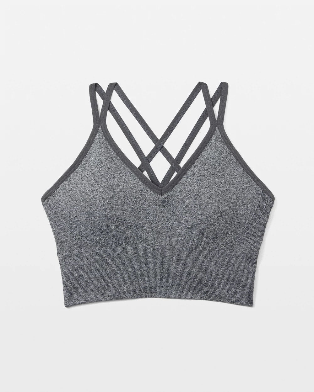 Soma / Soma Sport Longline Bra with Strappy Back HEATHER OBSIDIAN