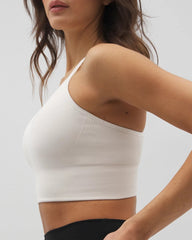 Soma / Longline Bra with Strappy Back COCONUT