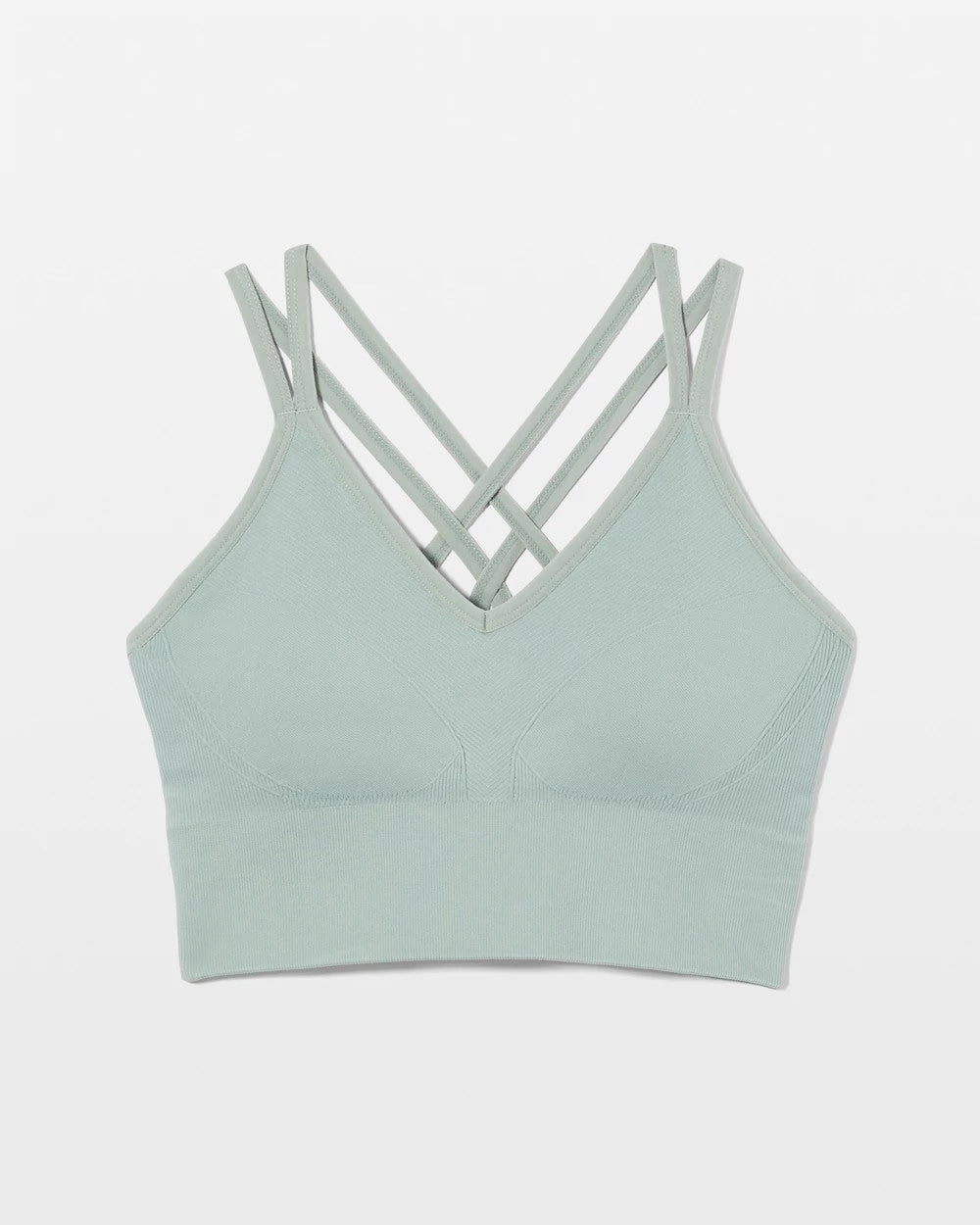 Soma / Longline Bra with Strappy Back CHINOIS GREEN