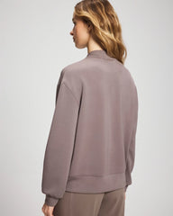 Soma / Modern Modal Bomber Jacket DARK TAUPE