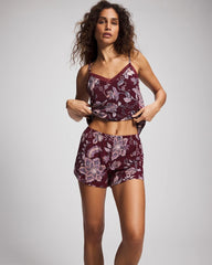 Soma / Relaxed Pajama Short PAISLEY SPLENDOR PLUM
