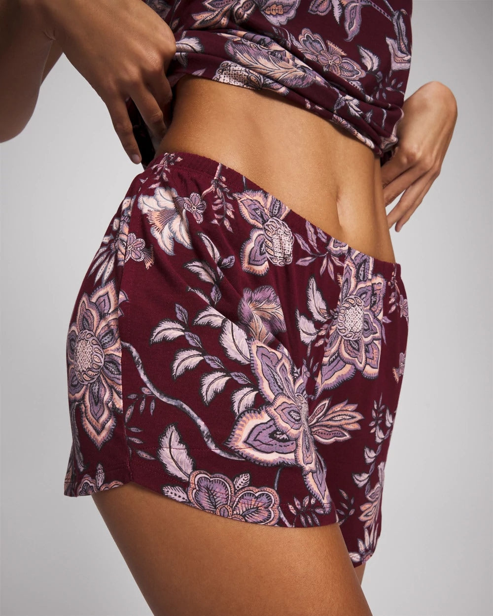 Soma / Relaxed Pajama Short PAISLEY SPLENDOR PLUM