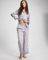Soma / Pajama Pants RELAX STRIPE BLUE OPAL