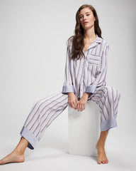 Soma / Pajama Pants RELAX STRIPE BLUE OPAL