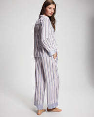 Soma / Pajama Pants RELAX STRIPE BLUE OPAL