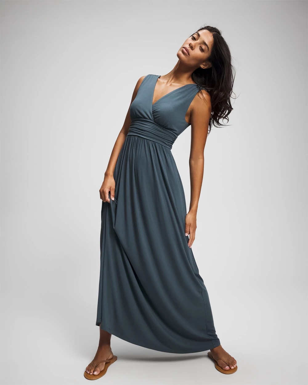 Soma / Goddess Maxi Bra Dress PETROL