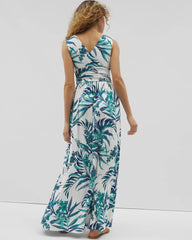 Soma / Goddess Maxi Bra Dress PALM PERFECT G COCONUT