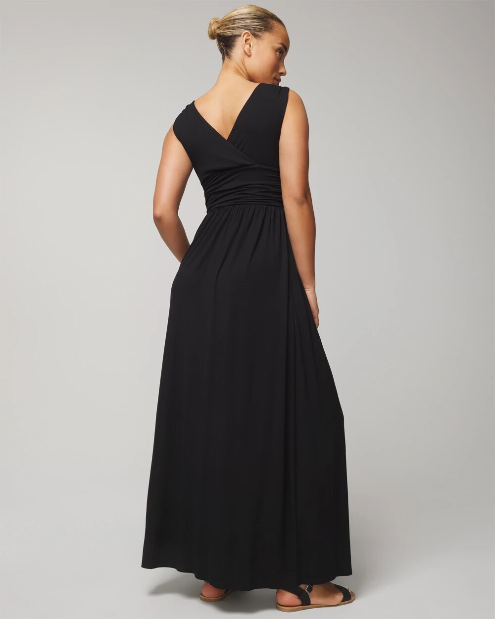 Soma / Goddess Maxi Bra Dress BLACK