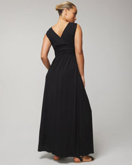 Soma / Goddess Maxi Bra Dress BLACK