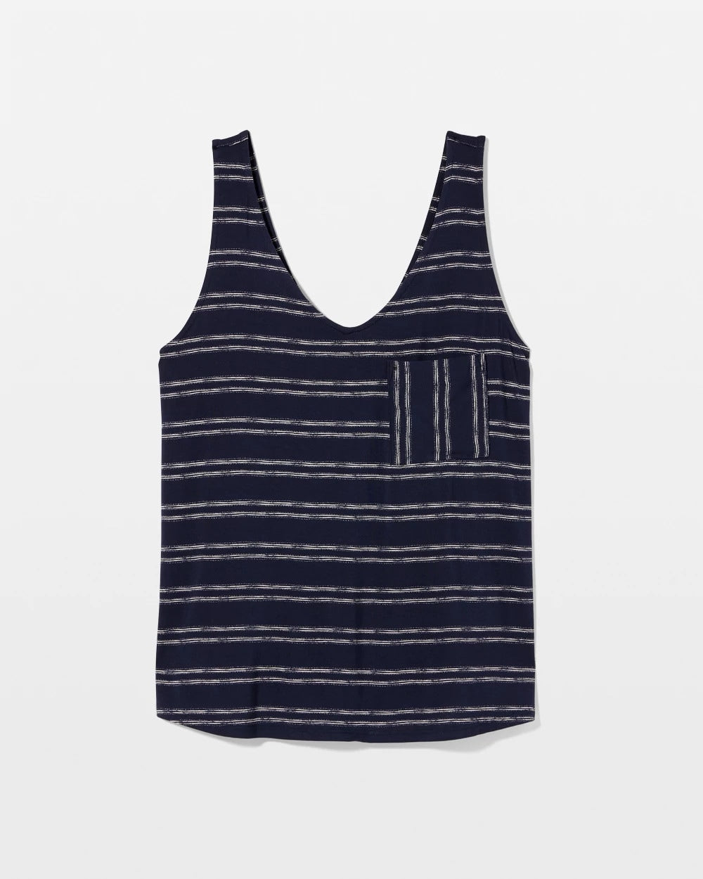 Soma / V-Neck Pajama Tank BOHO STRIPE NAVY