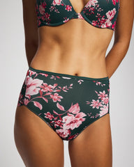 Soma / Modern Brief Panty COTTAGE FLORAL MINI GREEN
