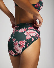 Soma / Modern Brief Panty COTTAGE FLORAL MINI GREEN
