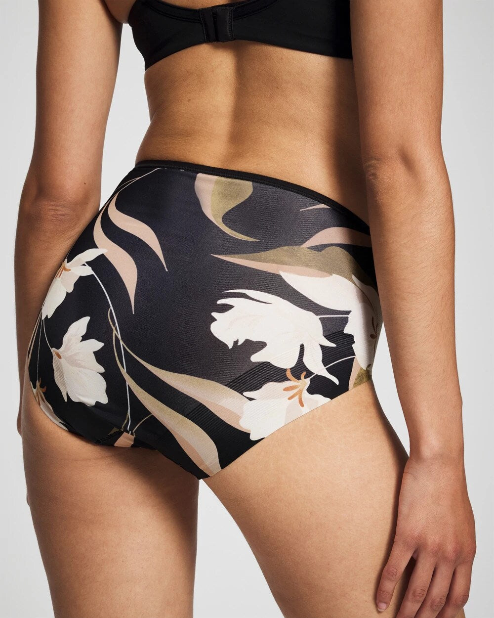 Soma / Modern Brief Panty MYSTIC BLOOMS MINI BLACK