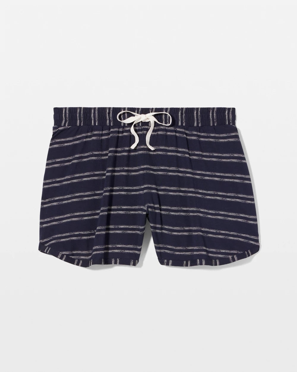 Soma / Curved Hem Pajama Shorts BOHO STRIPE NAVY