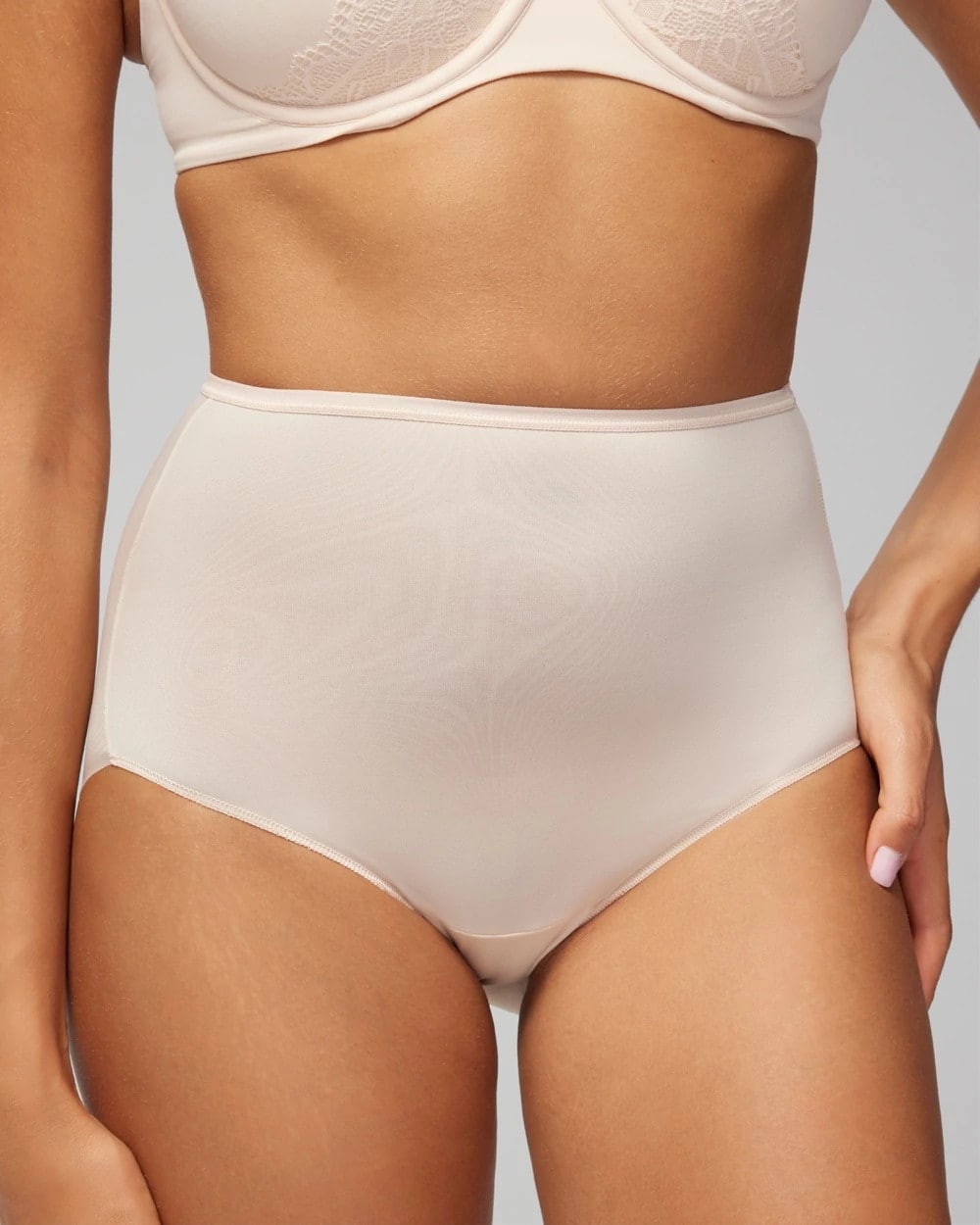 Soma / High-Waist Brief Panty PALE SAND