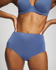 Soma / High-Waist Brief Panty SUNDOWN BLUE