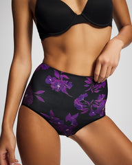 Soma / High-Waist Brief Panty GILDED BLOOMS MAGENTA M
